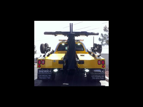 Tow truck rear